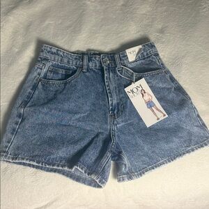 Women's Blue Denim Shorts